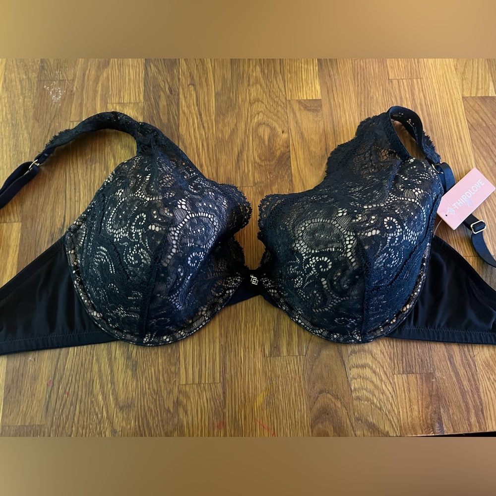ThirdLove Black Lace Bra NWT